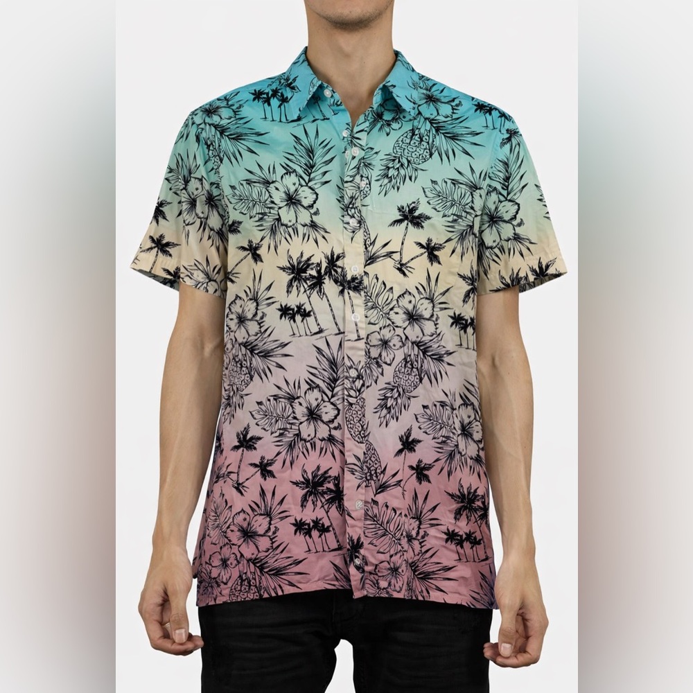 American Eagle Outfitters Multicolor Floral Men's Shirt